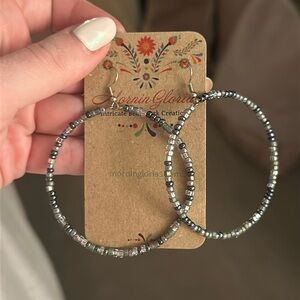 Mornin Gloria’s Handmade Beaded Hoop Earrings